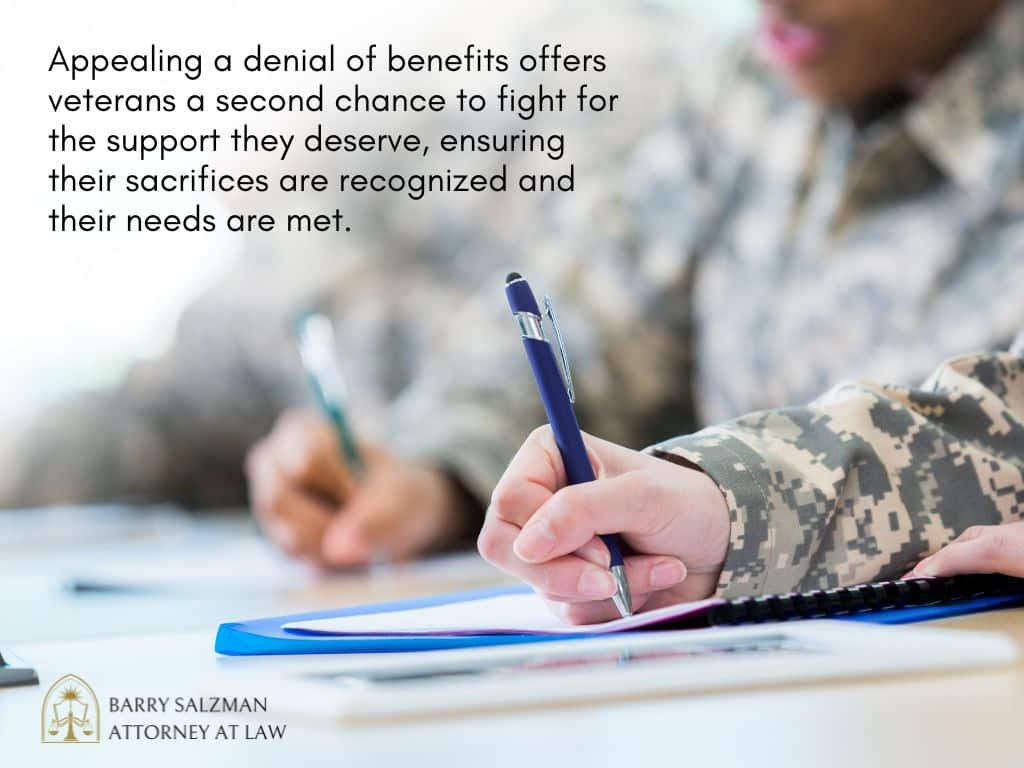 Appealing denial of benefits